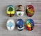 Handmade oval Photo Glass Cabochons tree A359