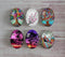 Handmade oval Photo Glass Cabochons tree A360