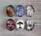 Handmade oval Photo Glass Cabochons tree A365