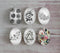 Handmade oval Photo Glass Cabochons plant flower A386