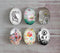 Handmade oval Photo Glass Cabochons plant flower A398