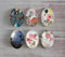 Handmade oval Photo Glass Cabochons plant flower A400
