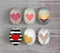 Handmade oval Photo Glass Cabochons geometric A413
