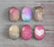 Handmade oval Photo Glass Cabochons geometric Glitter A417
