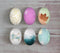 Handmade oval Photo Glass Cabochons Glitter A427