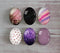 Handmade oval Photo Glass Cabochons Glitter A428