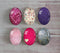 Handmade oval Photo Glass Cabochons Glitter A435