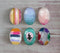 Handmade oval Photo Glass Cabochons Glitter A436