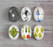 Handmade oval Photo Glass Cabochons Flower elf A463