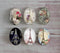 Handmade oval Photo Glass Cabochons Iron tower A465