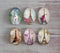 Handmade oval Photo Glass Cabochons Iron tower A466