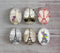Handmade oval Photo Glass Cabochons Iron tower A471