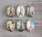 Handmade oval Photo Glass Cabochons Iron tower A478