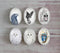 Handmade oval Photo Glass Cabochons animal eagle A494