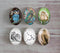 Handmade oval Photo Glass Cabochons animal eagle A499