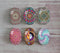 Handmade oval Photo Glass Cabochons Pattern A511