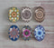 Handmade oval Photo Glass Cabochons Pattern A515