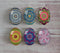 Handmade oval Photo Glass Cabochons Pattern A518