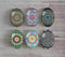 Handmade oval Photo Glass Cabochons Pattern A520