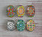 Handmade oval Photo Glass Cabochons Pattern A524