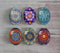 Handmade oval Photo Glass Cabochons Pattern A526