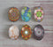 Handmade oval Photo Glass Cabochons Pattern A537