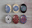 Handmade oval Photo Glass Cabochons Pattern A544