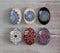 Handmade oval Photo Glass Cabochons Pattern A544