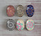 Handmade oval Photo Glass Cabochons Pattern A545