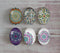 Handmade oval Photo Glass Cabochons Pattern A546