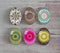 Handmade oval Photo Glass Cabochons Pattern A550