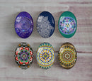 Handmade oval Photo Glass Cabochons Pattern A552
