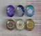 Handmade oval Photo Glass Cabochons Pattern A552
