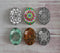 Handmade oval Photo Glass Cabochons Pattern A554