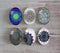 Handmade oval Photo Glass Cabochons Pattern A557