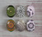 Handmade oval Photo Glass Cabochons Pattern A560