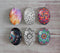 Handmade oval Photo Glass Cabochons Pattern A562