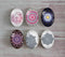 Handmade oval Photo Glass Cabochons Pattern A567
