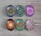 Handmade oval Photo Glass Cabochons Pattern A571