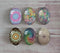Handmade oval Photo Glass Cabochons Pattern A573