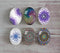 Handmade oval Photo Glass Cabochons Pattern A578