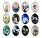 Handmade oval Photo Glass Cabochons animal Wolf A601