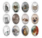 Handmade oval Photo Glass Cabochons animal Cat A605