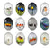 Handmade oval Photo Glass Cabochons animal bird A609