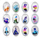 Handmade oval Photo Glass Cabochons A617