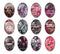 Handmade oval Photo Glass Cabochons flower A631