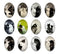 Handmade oval Photo Glass Cabochons animal Cat A658