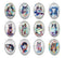Handmade oval Photo Glass Cabochons animal Cat A659