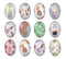 Handmade oval Photo Glass Cabochons A665