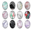 Handmade oval Photo Glass Cabochons Texture A666